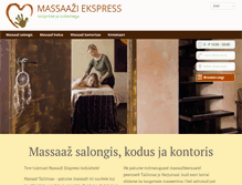 Tablet Screenshot of massaaziekspress.ee